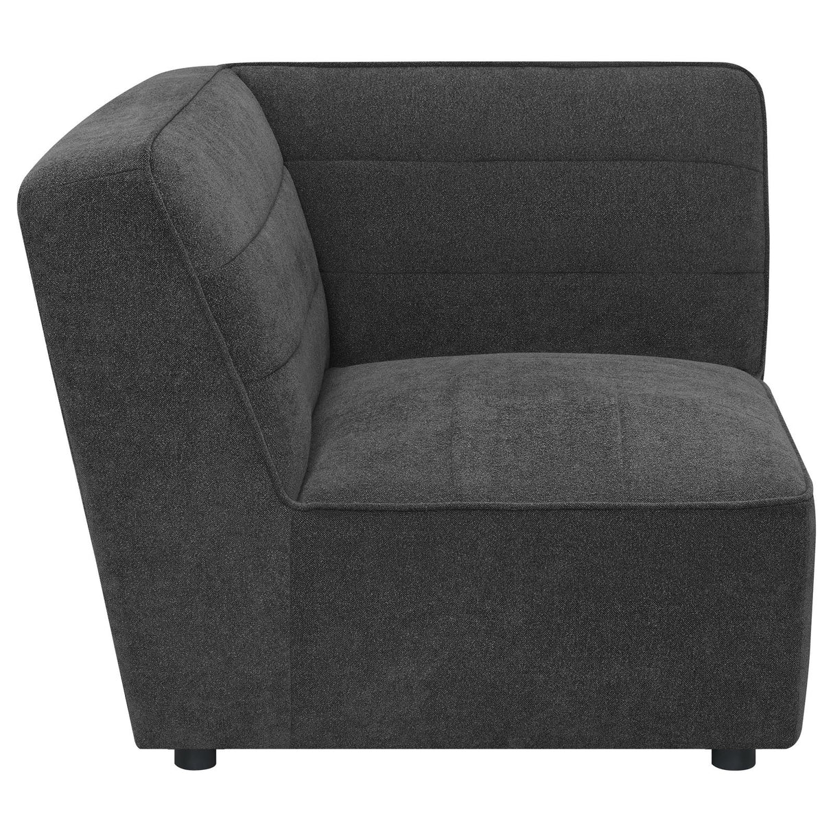 Sunny Upholstered Corner Dark Charcoal from Coaster - Luna Furniture
