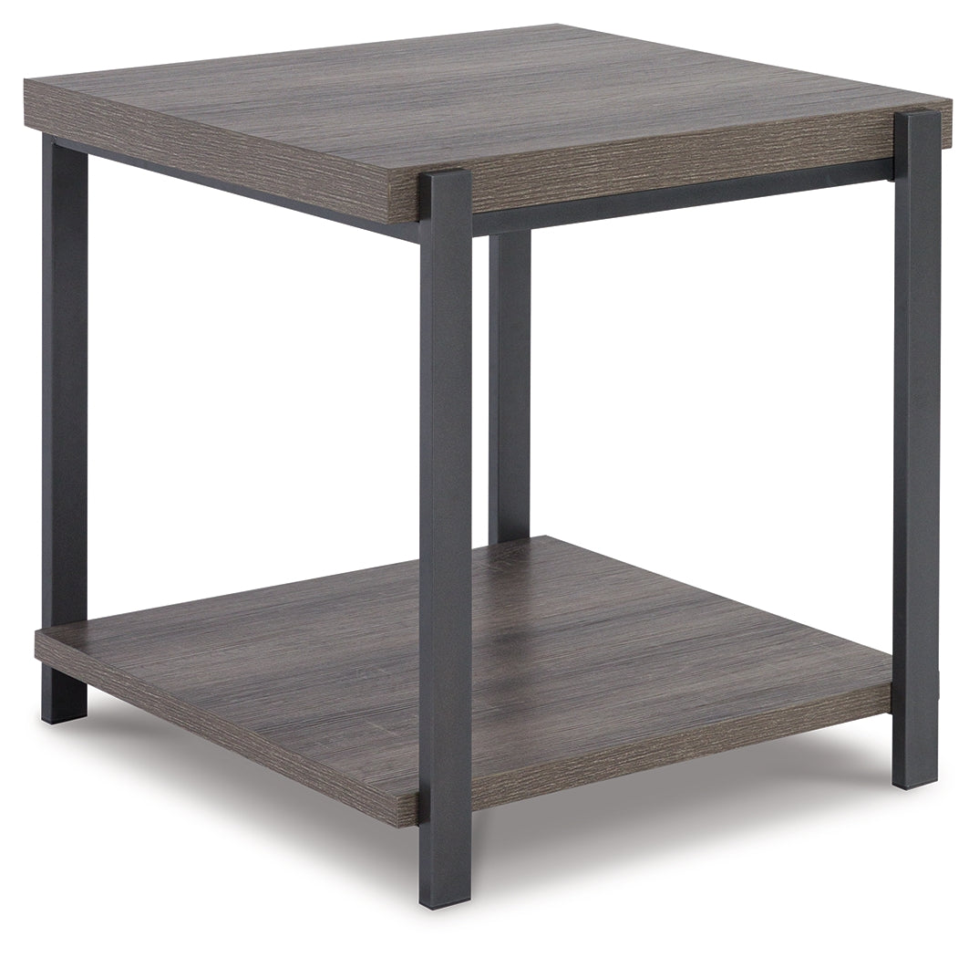 Wilmaden Gray/Black Table from Ashley - Luna Furniture