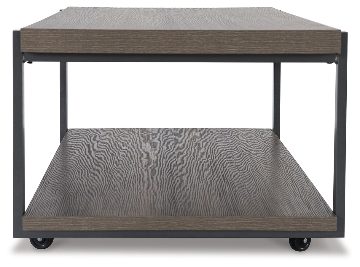 Wilmaden Gray/Black Table from Ashley - Luna Furniture