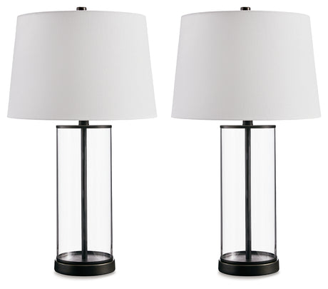 Wilmburgh Clear/Bronze Finish Table Lamp (Set of 2) - L431614 - Luna Furniture