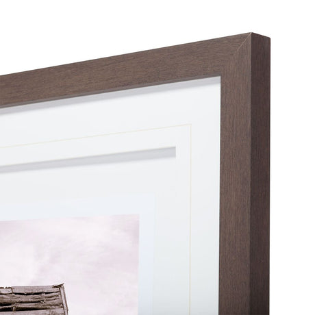 Abandoned Two Story Farm House by Steven Bisig a Framed Photo Art Print Matted under Glass from Mercana - Luna Furniture