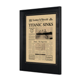 Titanic Sinks by Vintage Collection a Hand Embelished Textured Framed Art Photo Matted under Glass from Mercana - Luna Furniture
