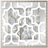 Silhouette & Pattern V (MC) Jennifer Goldberger Hand Embelished Framed Art Print Matted under Glass from Mercana - Luna Furniture