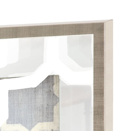 Silhouette & Pattern V (MC) Jennifer Goldberger Hand Embelished Framed Art Print Matted under Glass from Mercana - Luna Furniture