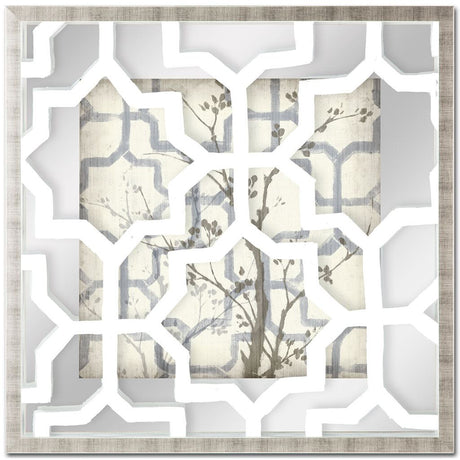 Silhouette & Pattern VI (MC) Jennifer Goldberger Hand Embelished Framed Art Print Matted under Glass from Mercana - Luna Furniture