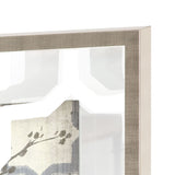 Silhouette & Pattern VI (MC) Jennifer Goldberger Hand Embelished Framed Art Print Matted under Glass from Mercana - Luna Furniture