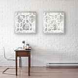 Silhouette & Pattern VI (MC) Jennifer Goldberger Hand Embelished Framed Art Print Matted under Glass from Mercana - Luna Furniture