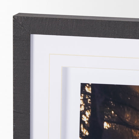 Woodland Glow by Andreas Stridsberg a Hand Embelished Textured Framed Art Photo Matted under Glass from Mercana - Luna Furniture