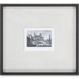 Veduta della Villa Medici (MC) by Piranesi a Framed Art Print Matted under Glass from Mercana - Luna Furniture