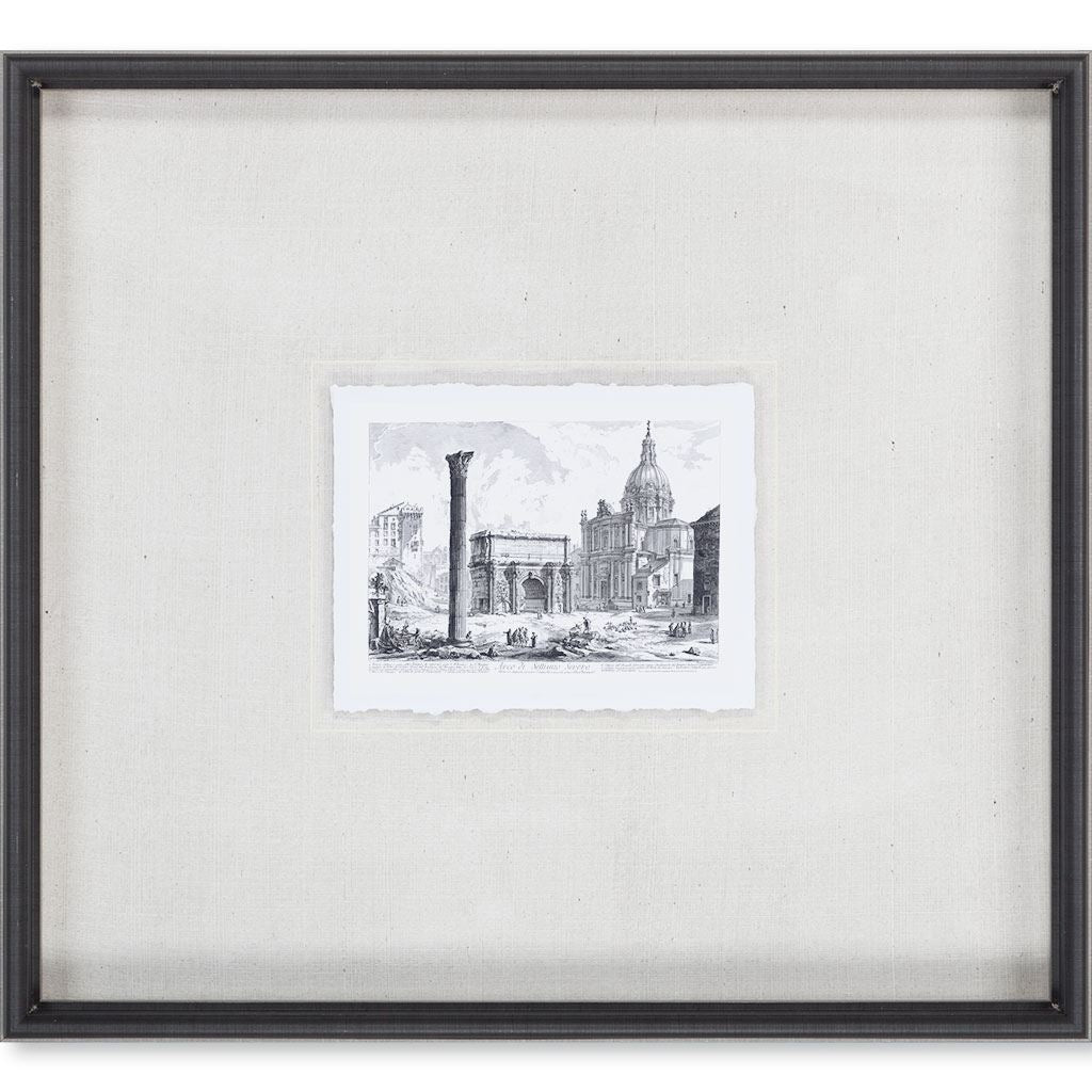 Arco de Settimo Severo (MC) by Piranesi a Framed Art Print Matted under Glass from Mercana - Luna Furniture
