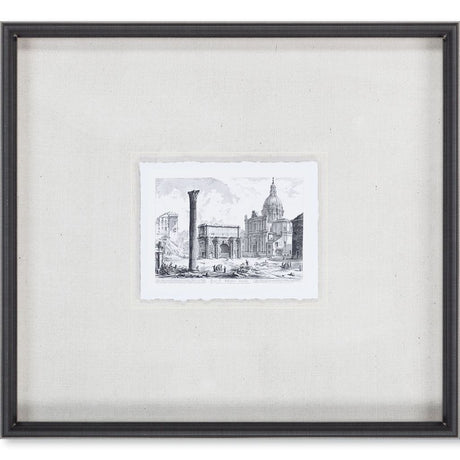 Arco de Settimo Severo (MC) by Piranesi a Framed Art Print Matted under Glass from Mercana - Luna Furniture