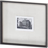 Veduta sul Monte Quirinale (MC) by Piranesi a Framed Art Print Matted under Glass from Mercana - Luna Furniture
