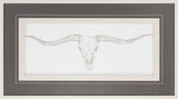Western Skull Mount III by Harper a Framed Art Print Matted under Glass from Mercana - Luna Furniture