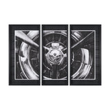 Vintage Propeller I by Ethan Harper a Hand Embelished Textured Framed Art Print Matted under Glass from Mercana - Luna Furniture
