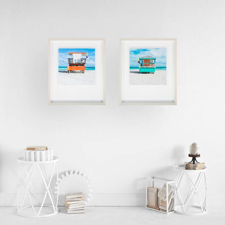 Miami Beach I by Richard Silver a Framed Photo Art Print Matted under Glass from Mercana - Luna Furniture