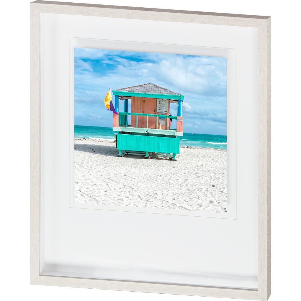 Miami Beach VI by Richard Silver a Framed Photo Art Print Matted under Glass from Mercana - Luna Furniture
