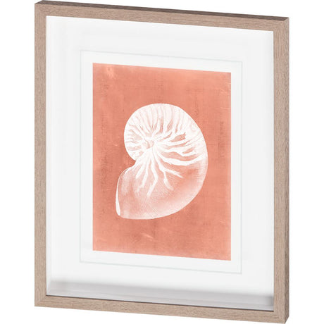 Sealife on Coral V by Vision Studio a Hand Embellished Textured Framed Art Print Matted under Glass from Mercana - Luna Furniture