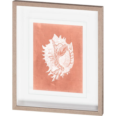 Sealife on Coral VI by Vision Studio a Hand Embellished Textured Framed Art Print Matted under Glass from Mercana - Luna Furniture