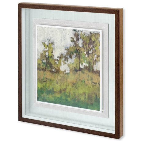 Meadow Lands I by Jennifer Goldberger Hand Embellished Textured Framed Art Print Matted under Glass from Mercana - Luna Furniture