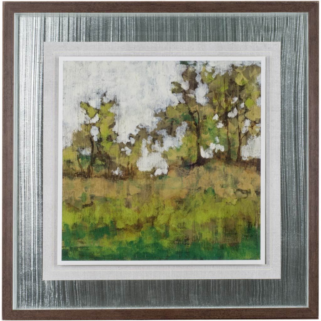 Meadow Lands I by Jennifer Goldberger Hand Embellished Textured Framed Art Print Matted under Glass from Mercana - Luna Furniture