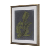 Foliage Dramatique I by Vision Studio Hand Embellished Textured Framed Art Print Matted under Glass from Mercana - Luna Furniture