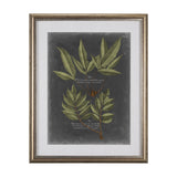 Foliage Dramatique IV by Vision Studio Hand Embellished Textured Framed Art Print Matted under Glass from Mercana - Luna Furniture