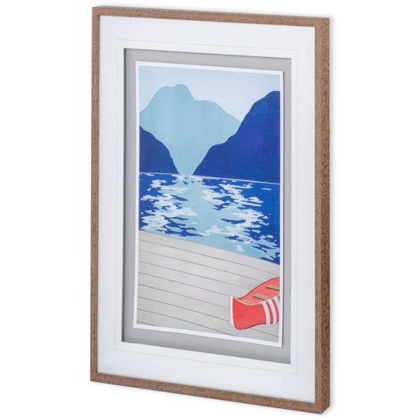 Afternoon Canoe by Dimond, David a Framed Art Print Matted under Glass