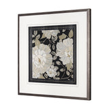 Garden Noir I by June Erica Vess a Hand Embellished Textured Framed Art Print Matted under Glass from Mercana - Luna Furniture
