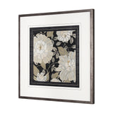 Garden Noir II by June Erica Vess a Hand Embellished Textured Framed Art Print Matted under Glass from Mercana - Luna Furniture