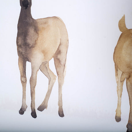 Deer Line I by Grace Popp a Framed Art Print Matted under Glass from Mercana - Luna Furniture