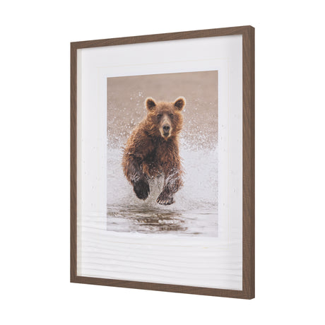 Custom Bears at Play II (MC) by PH Burchett Hand Embellished Framed Photo Art Print Matted under Gla from Mercana - Luna Furniture