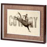 Cowboy by THE Studio a Framed Art Print Matted under Glass from Mercana - Luna Furniture