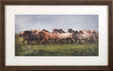 Custom Icelandic Horses XIII (MC) by PH Burchett Hand Embellished Framed Photo Art Print Matted unde from Mercana - Luna Furniture