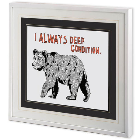 Bear by Marie, Natasha a Framed Art Print Matted under Glass from Mercana - Luna Furniture