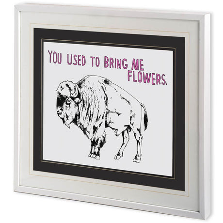 Bison by Marie, Natasha a Framed Art Print Matted under Glass from Mercana - Luna Furniture