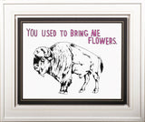 Bison by Marie, Natasha a Framed Art Print Matted under Glass from Mercana - Luna Furniture