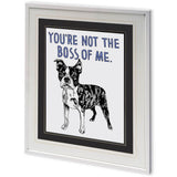 Boston Terrier by Natasha Marie a Framed Art Print Matted under Glass from Mercana - Luna Furniture