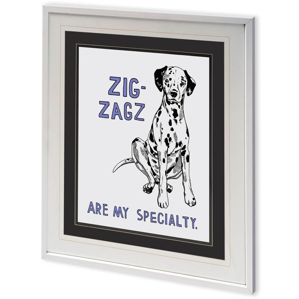 Dalmation by Natasha Marie a Framed Art Print Matted under Glass from Mercana - Luna Furniture