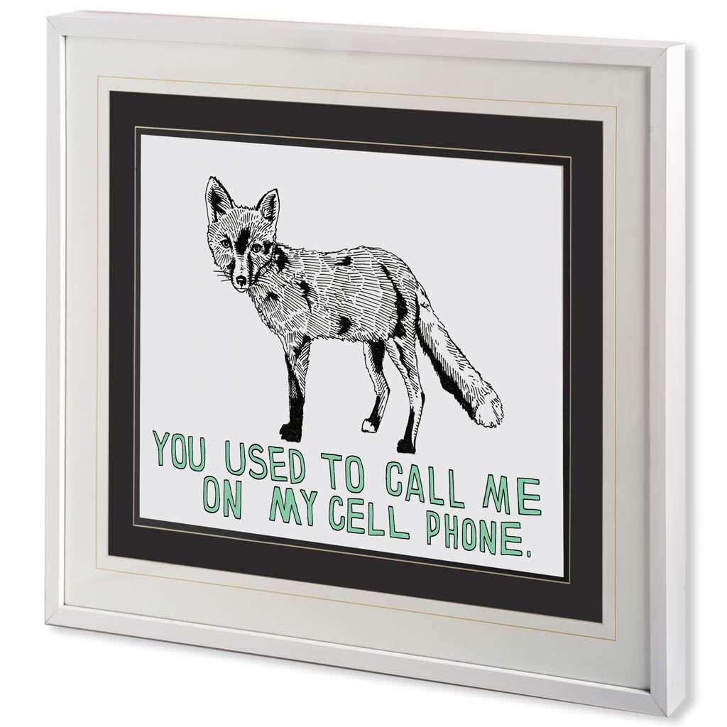 Fox by Marie, Natasha a Framed Art Print Matted under Glass from Mercana - Luna Furniture