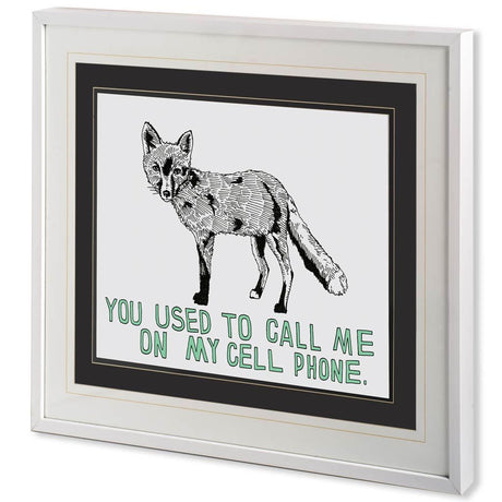 Fox by Marie, Natasha a Framed Art Print Matted under Glass from Mercana - Luna Furniture