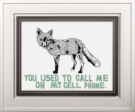 Fox by Marie, Natasha a Framed Art Print Matted under Glass from Mercana - Luna Furniture