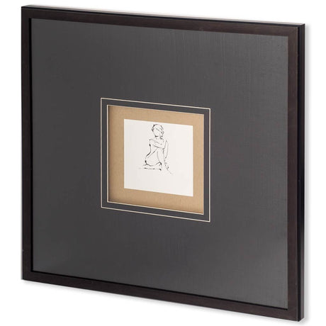 Contour Figure 2 by Stefano Altamura a Hand Embellished Textured Framed Art Print Matted under Glass from Mercana - Luna Furniture