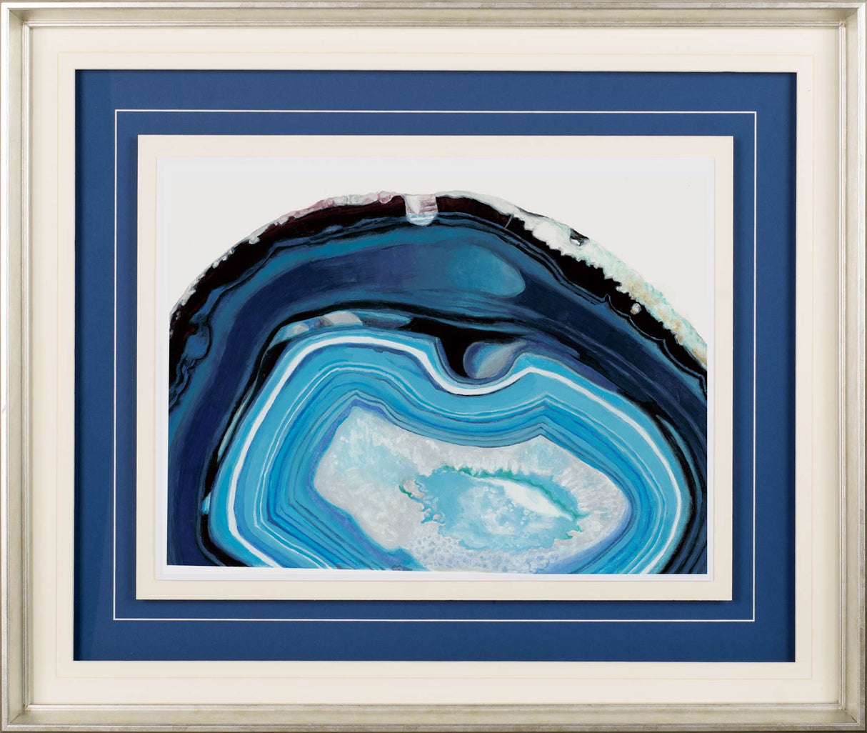 Agate Studies I by Naomi McCavitt a Framed Art Print Matted under Glass from Mercana - Luna Furniture