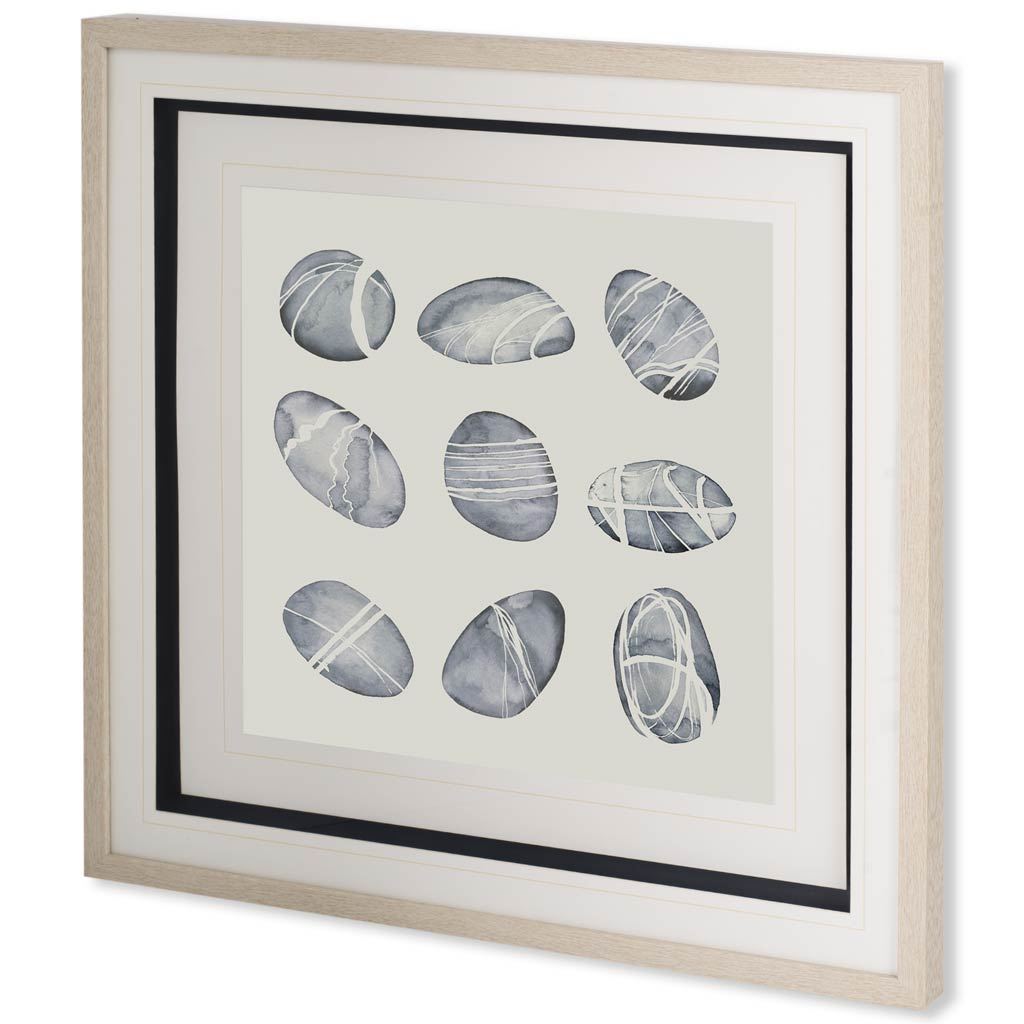 River Worn I by Grace Popp a Framed Art Print Matted under Glass from Mercana - Luna Furniture