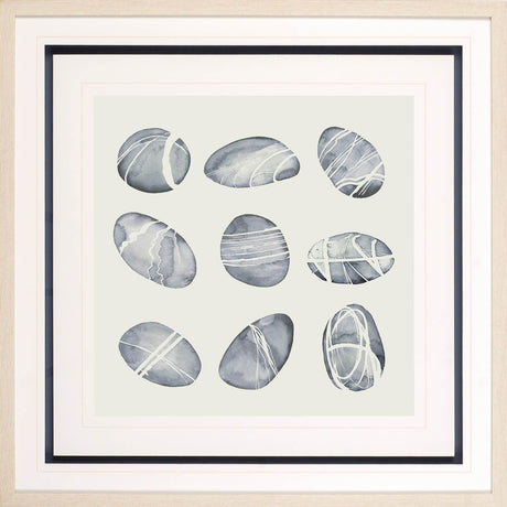 River Worn I by Grace Popp a Framed Art Print Matted under Glass from Mercana - Luna Furniture