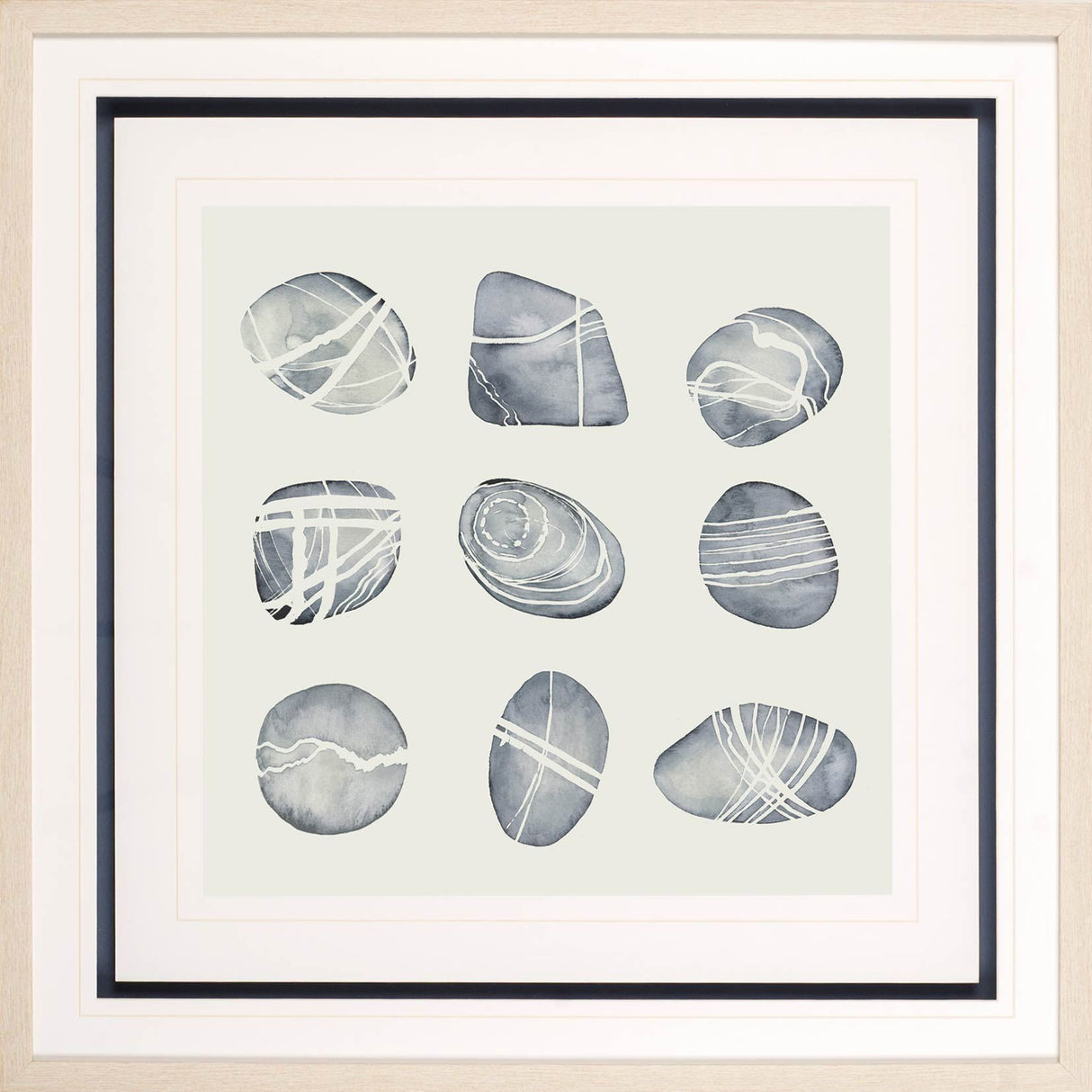 River Worn II by Grace Popp a Framed Art Print Matted under Glass from Mercana - Luna Furniture