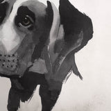 Small Inked Dogs I by Grace Popp a Hand Embellished Textured Framed Art Print Matted under Glass from Mercana - Luna Furniture