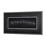 Antique Typewriter Bars by Ethan Harper Hand Embellished Textured Framed Photo Art Print Matted unde from Mercana - Luna Furniture