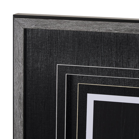 Antique Typewriter Bars by Ethan Harper Hand Embellished Textured Framed Photo Art Print Matted unde from Mercana - Luna Furniture