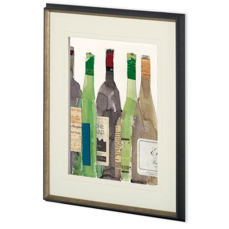 Dinner Party I by Samuel Dixon a Hand Embellished Textured Framed Art Print Matted under Glass from Mercana - Luna Furniture